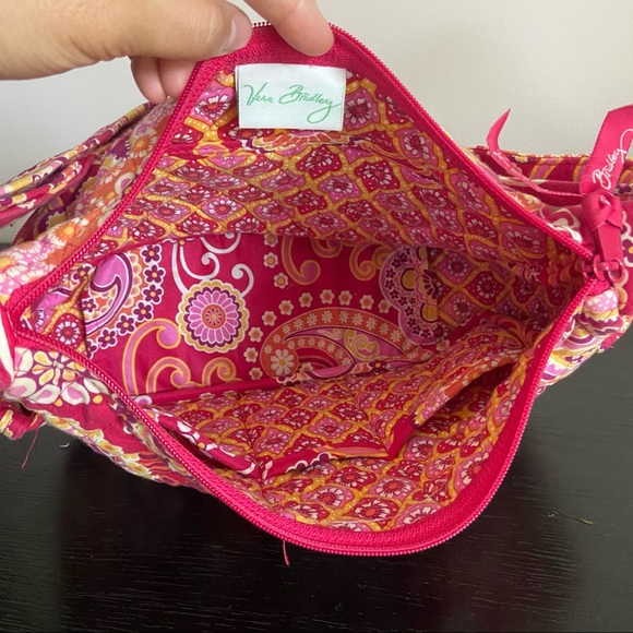 Vera Bradley Raspberry Fizz Crossbody Shoulder Bag - Picture 5 of 6